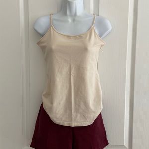 Soft cotton adjustable spaghetti strap tank